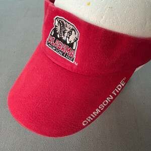 CSI Vintage Alabama Crimson Tide Elephant Logo Embroidered Visor H156